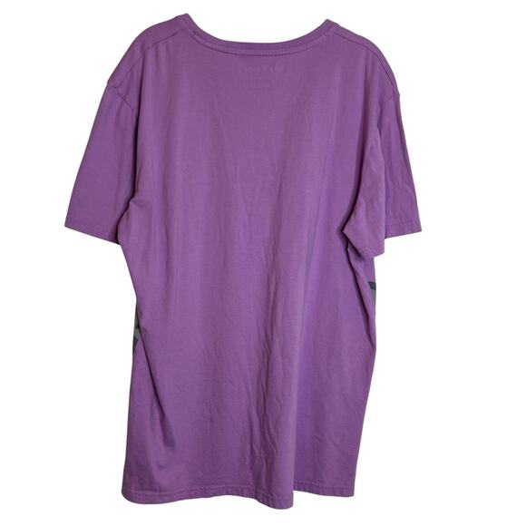 Prince TVBoy Eleven Paris Womens Tee Shirt Size XL Purple All Over Print Angel - Picture 3 of 6